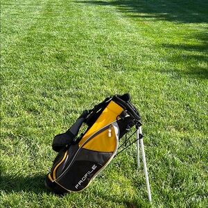 Black and Yellow Kids Golf Bag